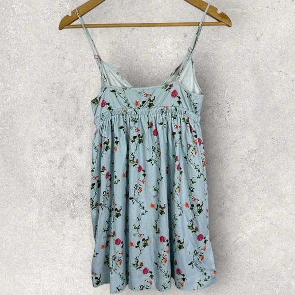 Tuckernuck Hill House The Aurora Sleep Dress Pond Floral Blue Size XS Organic‎ - Picture 5 of 13